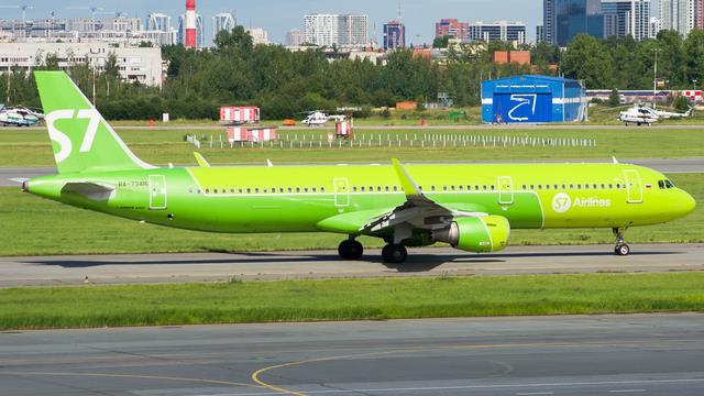 RA-73416:Airbus A321:S7 Airlines